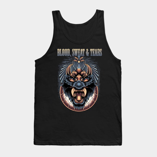 BLOOD, SWEAT & TEARS BAND Tank Top by citrus_sizzle